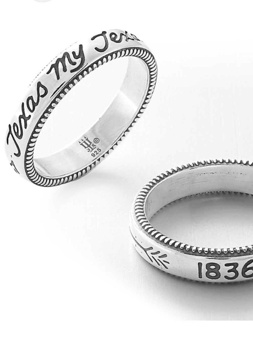 James Avery retired 1836 Texas my Texas ring